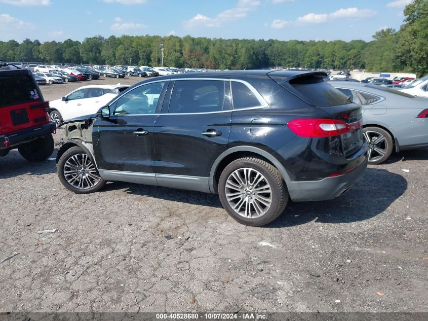 2016 LINCOLN MKX RESERVE