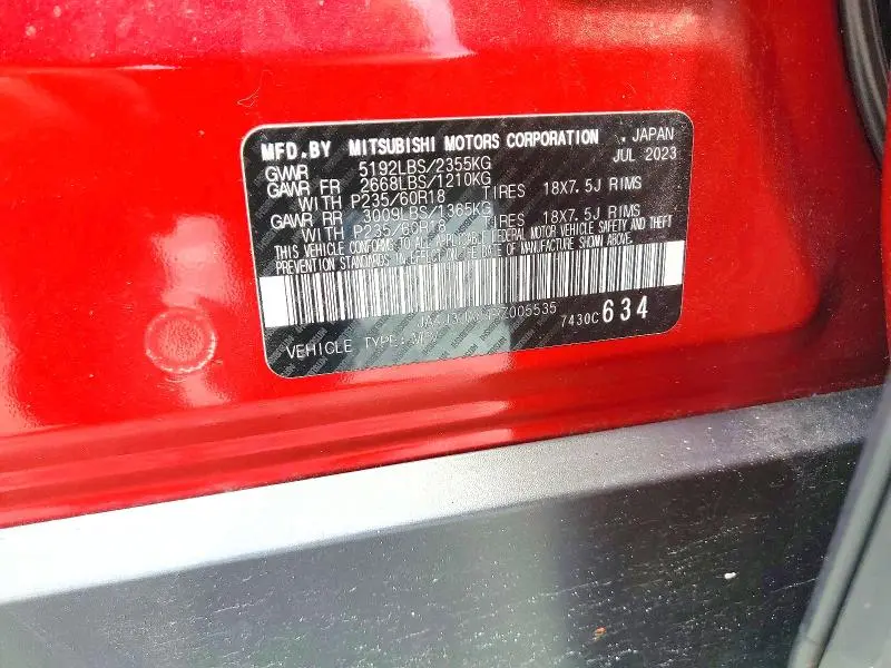2024 MITSUBISHI OUTLANDER ES  