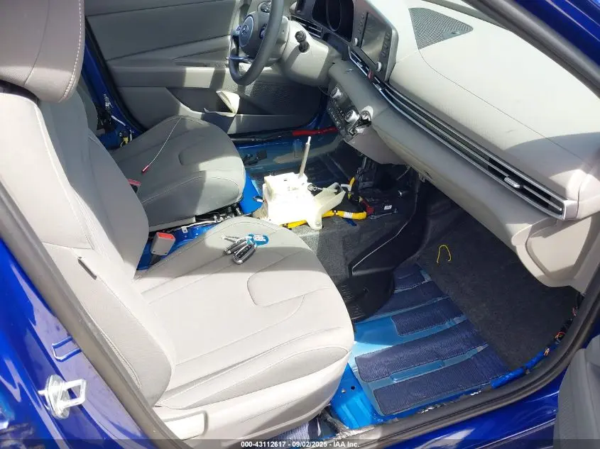 2022 HYUNDAI ELANTRA HYBRID BLUE