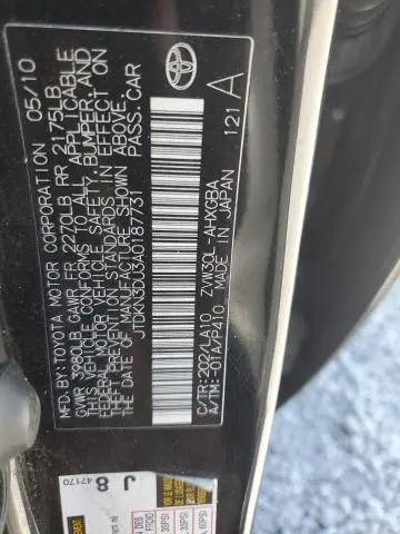 2010 TOYOTA PRIUS   