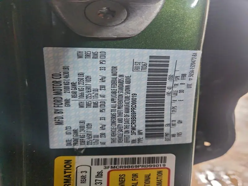 2023 FORD BRONCO SPORT BIG BEND  