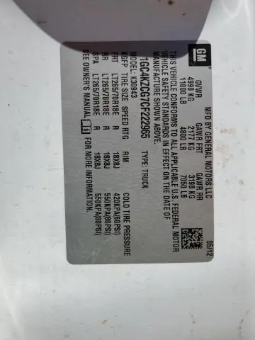 2012 CHEVROLET SILVERADO K3500  