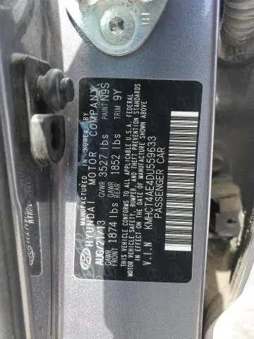 2013 HYUNDAI ACCENT GLS  