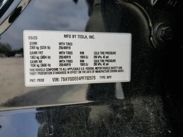 2023 TESLA MODEL Y   