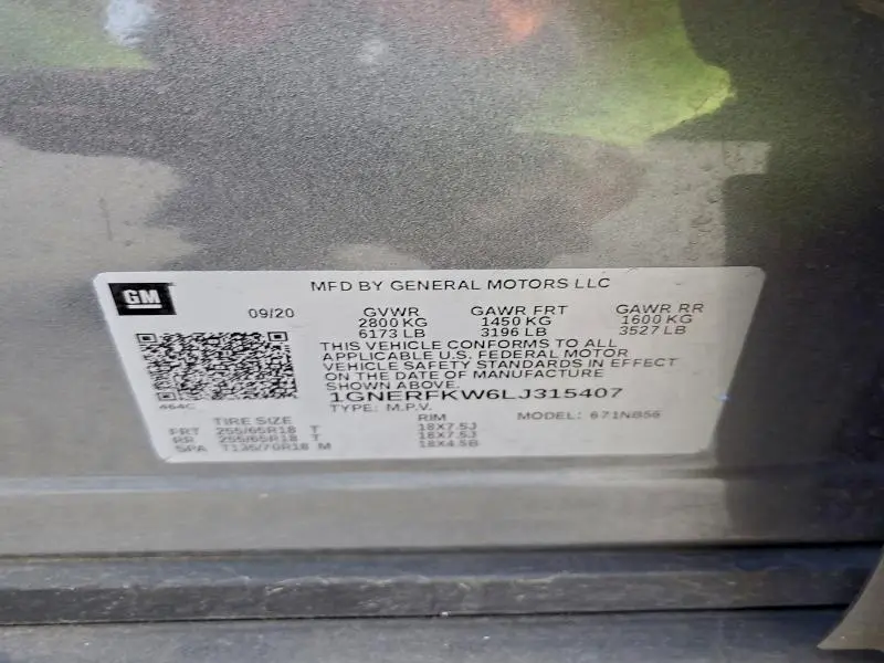 2020 CHEVROLET TRAVERSE LS  