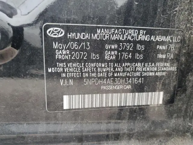 2013 HYUNDAI ELANTRA GLS  