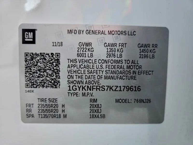 2019 CADILLAC XT5 PREMIUM LUXURY  