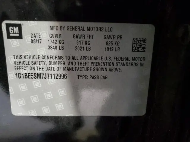 2018 CHEVROLET CRUZE LT  