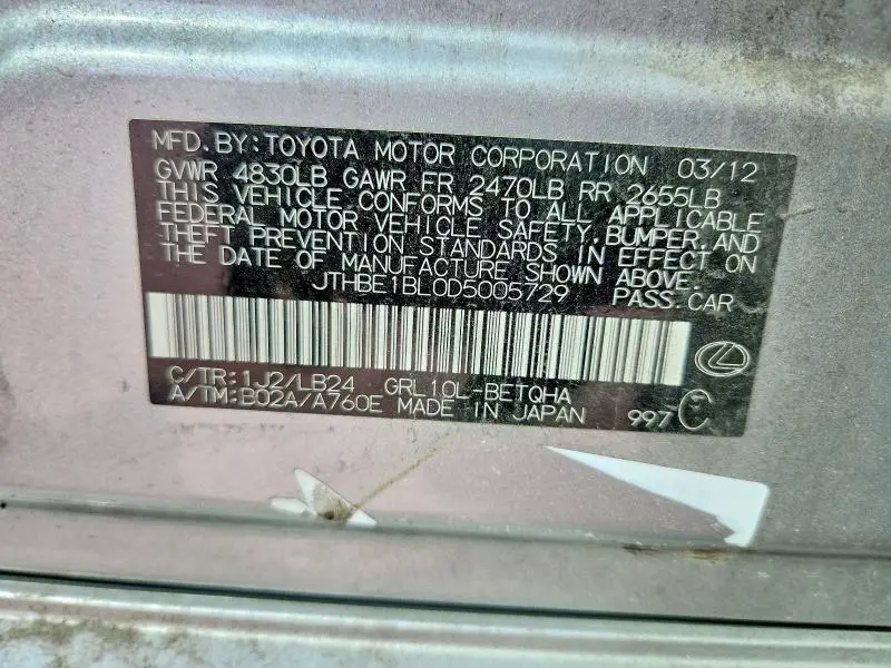 2013 LEXUS GS 350  