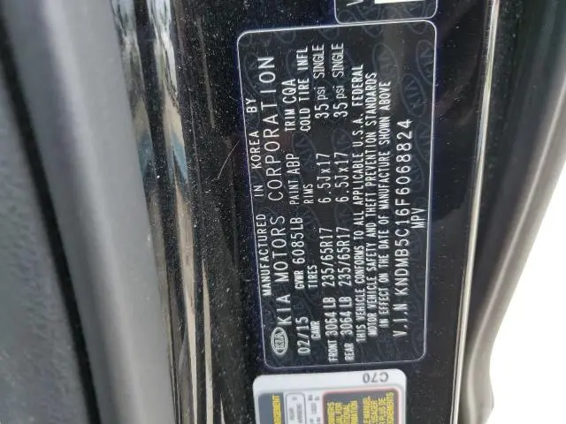 2015 KIA SEDONA LX  