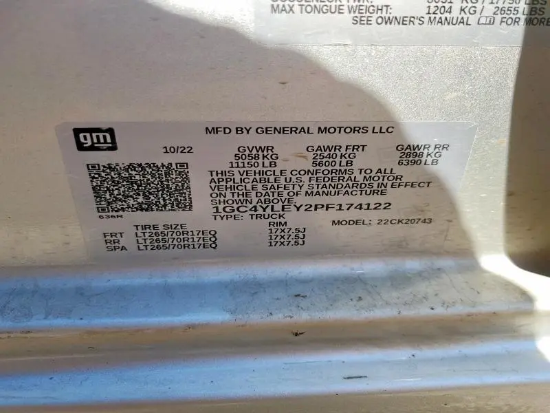 2023 CHEVROLET SILVERADO K2500 HEAVY DUTY  