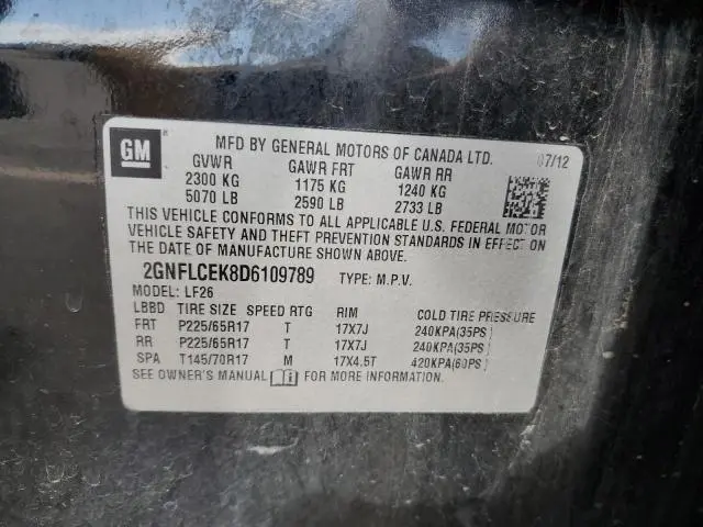 2013 CHEVROLET EQUINOX LS  