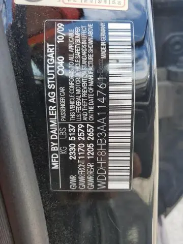 2010 MERCEDES-BENZ E 350 4MATIC  