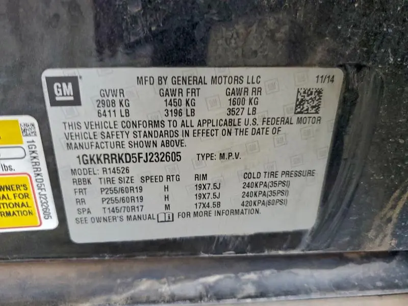 2015 GMC ACADIA SLT-1  