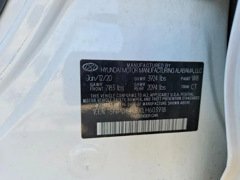 2020 HYUNDAI ELANTRA VALUE EDITION  