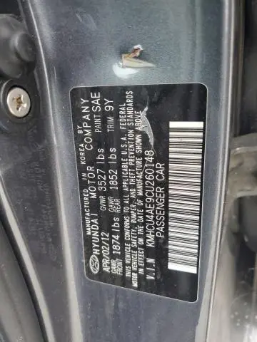 2012 HYUNDAI ACCENT GLS  