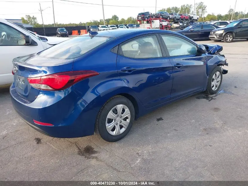 2016 HYUNDAI ELANTRA SE