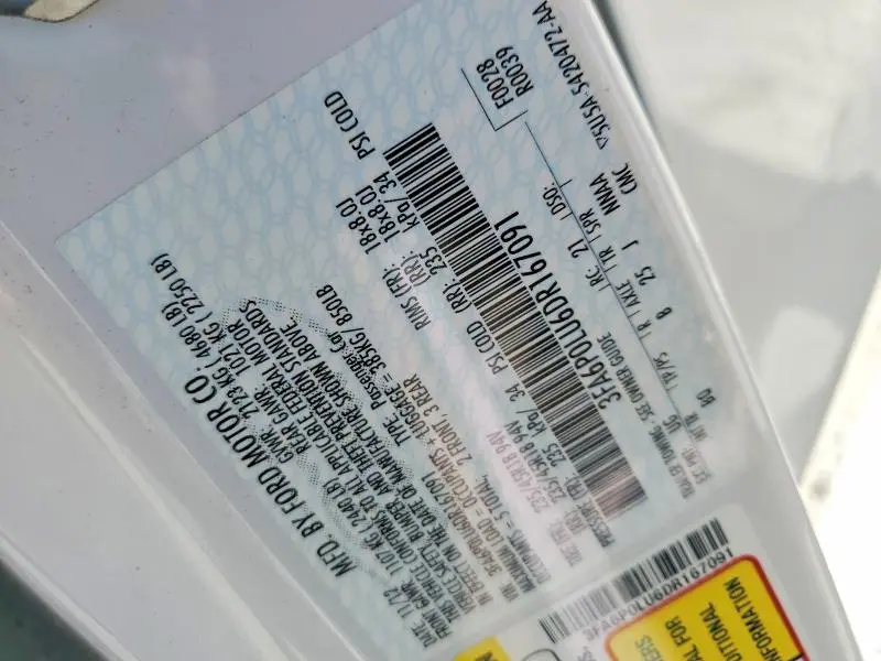 2013 FORD FUSION SE HYBRID  
