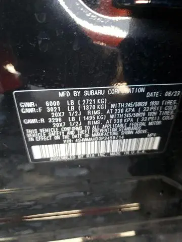 2023 SUBARU ASCENT PREMIUM  