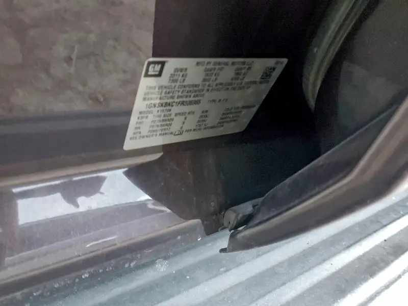 2015 CHEVROLET TAHOE K1500 LT  