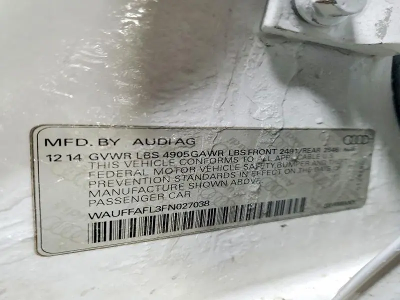 2015 AUDI A4 PREMIUM PLUS  