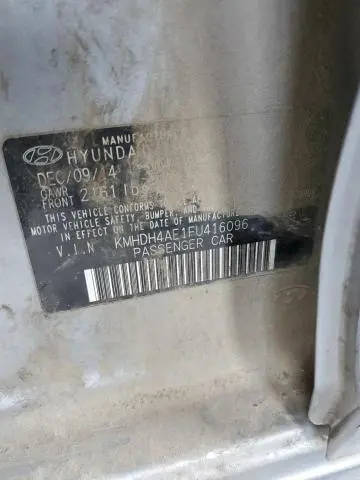 2015 HYUNDAI ELANTRA SE  