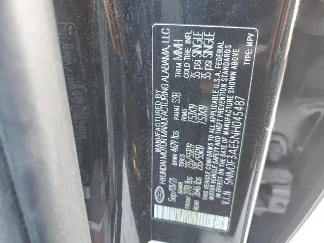 2022 HYUNDAI TUCSON SEL  