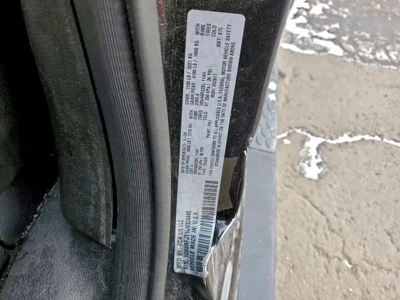 2020 RAM 1500 LARAMIE  