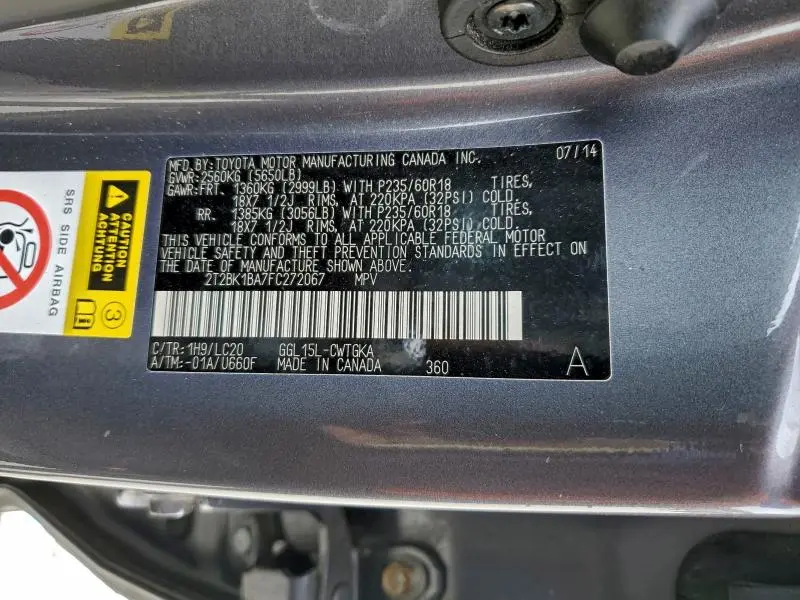 2015 LEXUS RX 350 BASE  