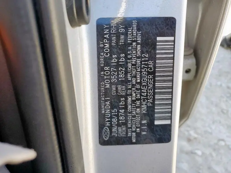 2016 HYUNDAI ACCENT SE  