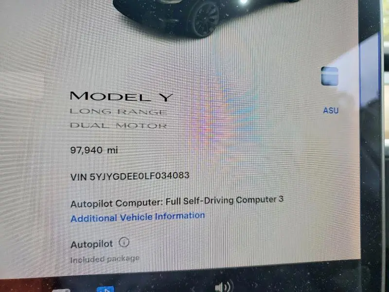 2020 TESLA MODEL Y   