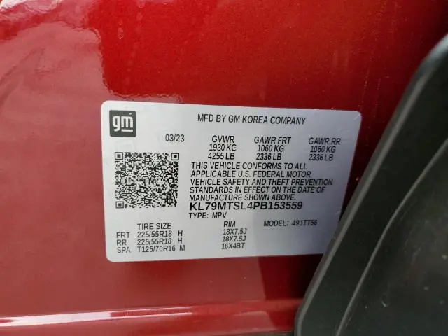 2023 CHEVROLET TRAILBLAZER RS  