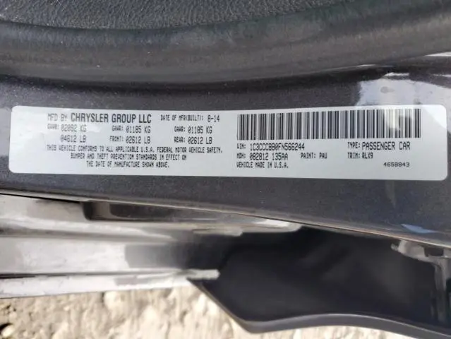 2015 CHRYSLER 200 S  