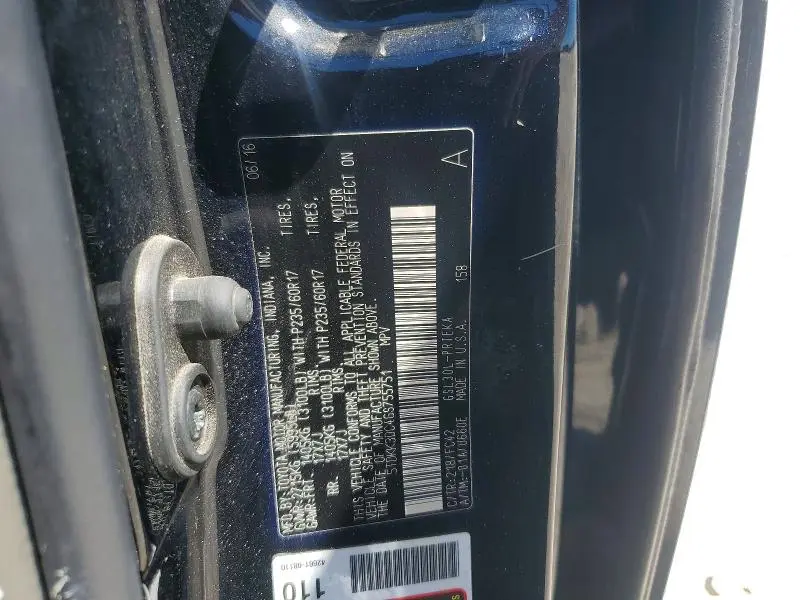 2016 TOYOTA SIENNA LE 8-PASSENGER  
