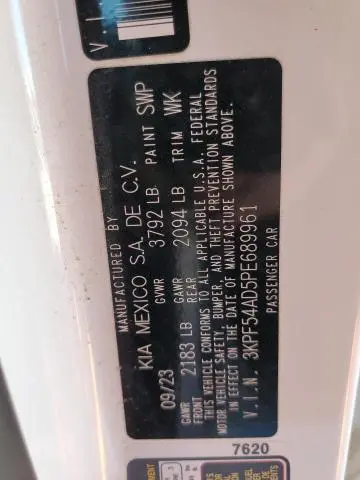2023 KIA FORTE GT LINE
