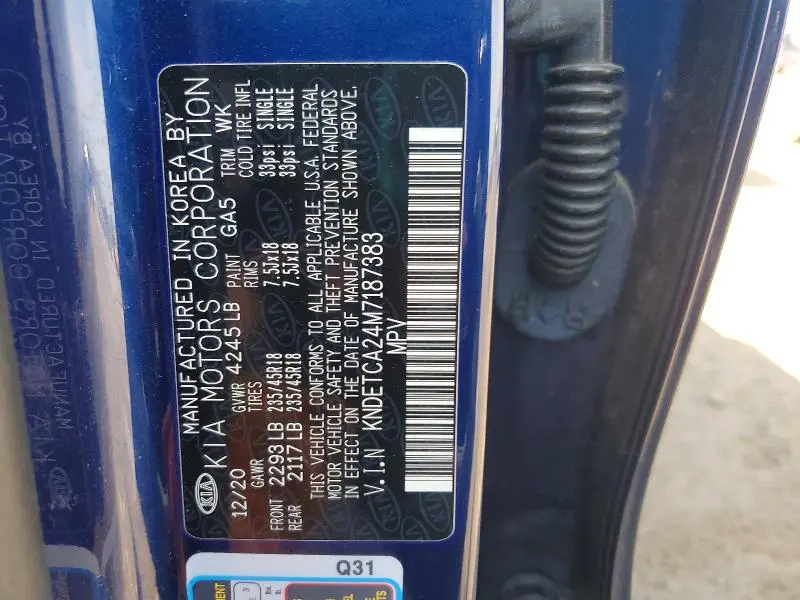 2021 KIA SELTOS SX TURBO  