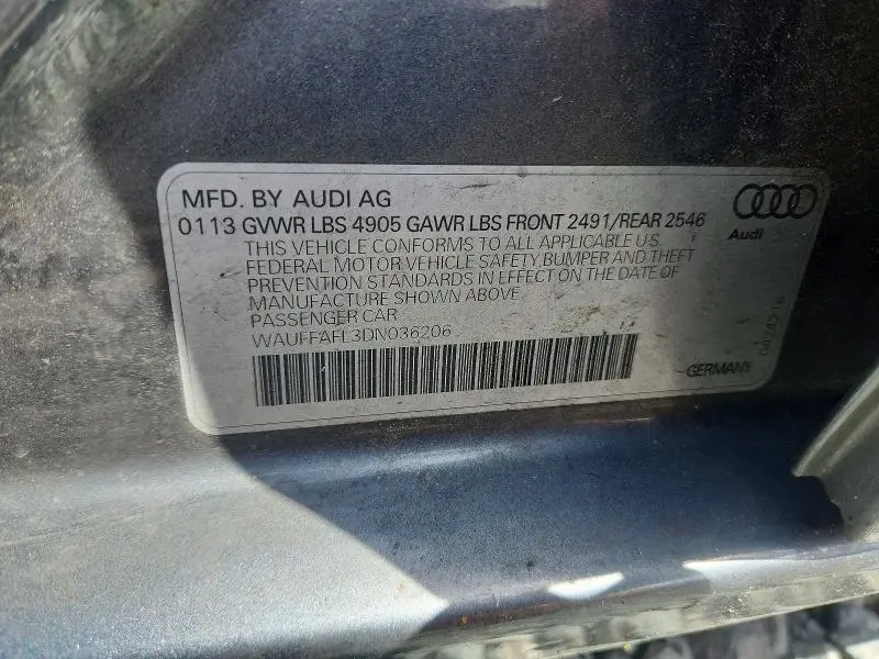 2013 AUDI A4 PREMIUM PLUS  