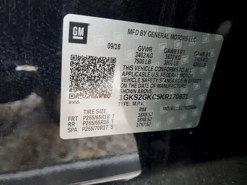 2019 GMC YUKON XL K1500 SLT  