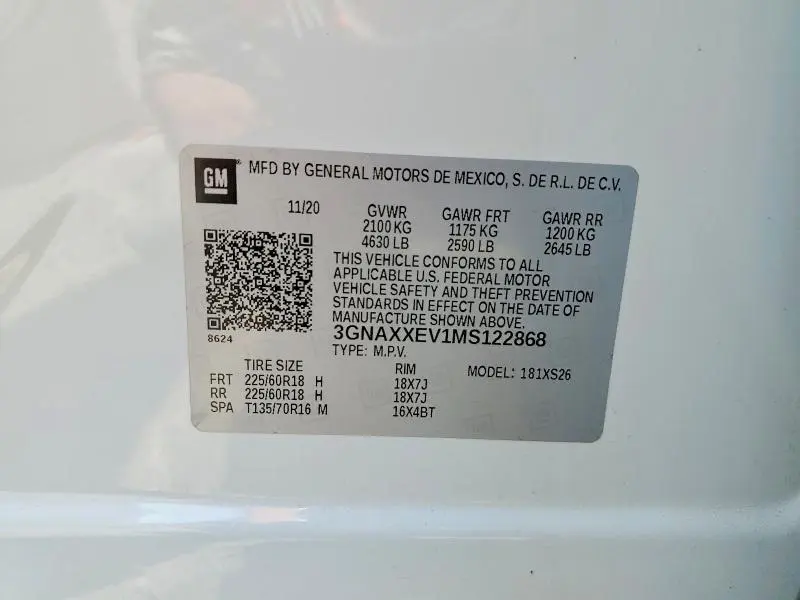 2021 CHEVROLET EQUINOX PREMIER  