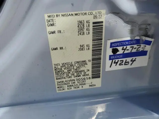 2023 NISSAN ALTIMA SR