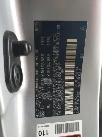 2015 TOYOTA SIENNA LE  