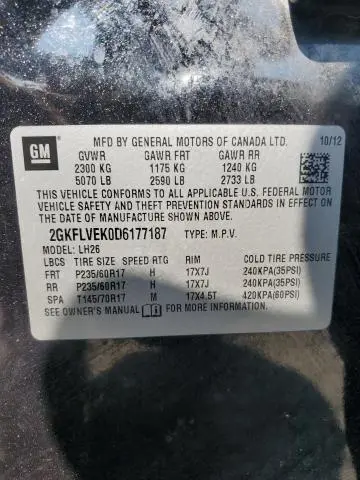 2013 GMC TERRAIN SLT  