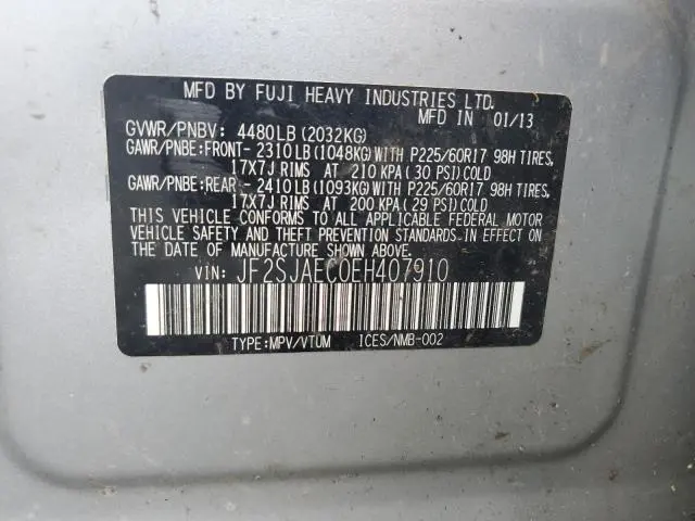 2014 SUBARU FORESTER 2.5I PREMIUM