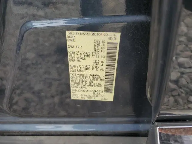 2016 NISSAN MURANO S  