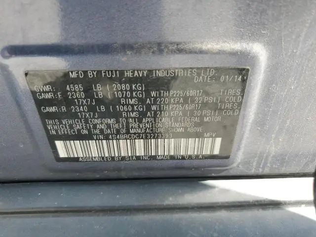 2014 SUBARU OUTBACK 2.5I PREMIUM  
