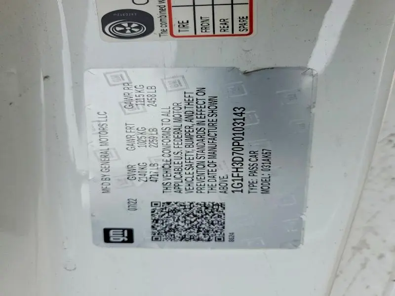 2023 CHEVROLET CAMARO SS  