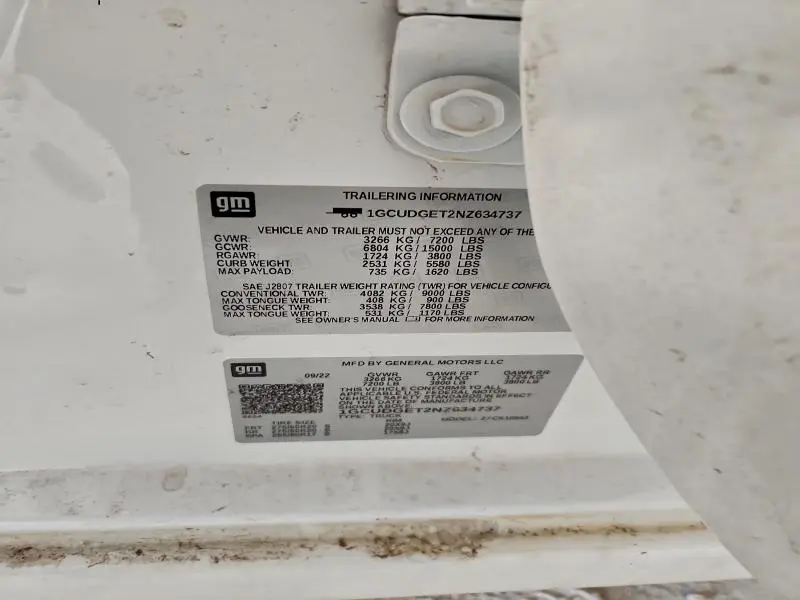 2022 CHEVROLET SILVERADO K1500 LTZ  