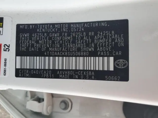 2025 TOYOTA CAMRY XSE  