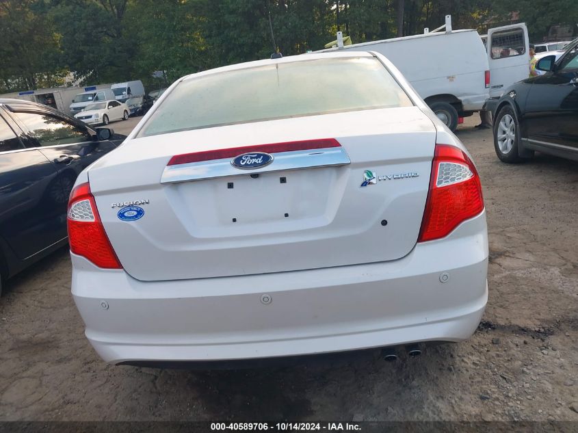 2012 FORD FUSION HYBRID  