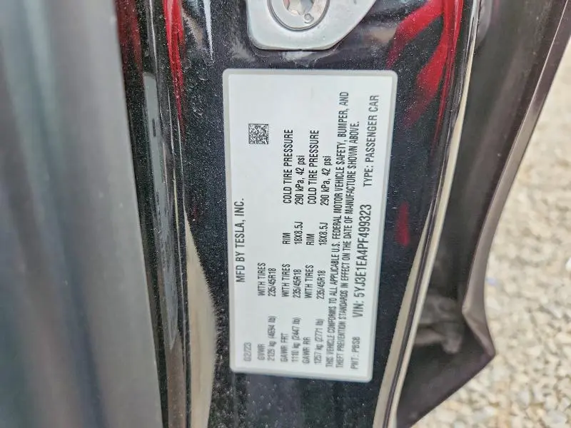 2023 TESLA MODEL 3   